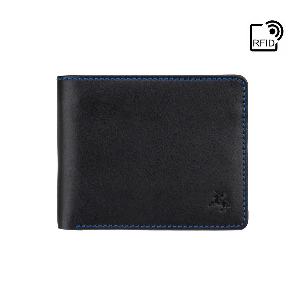 Visconti Gulzar Colourful Mens Wallet Black