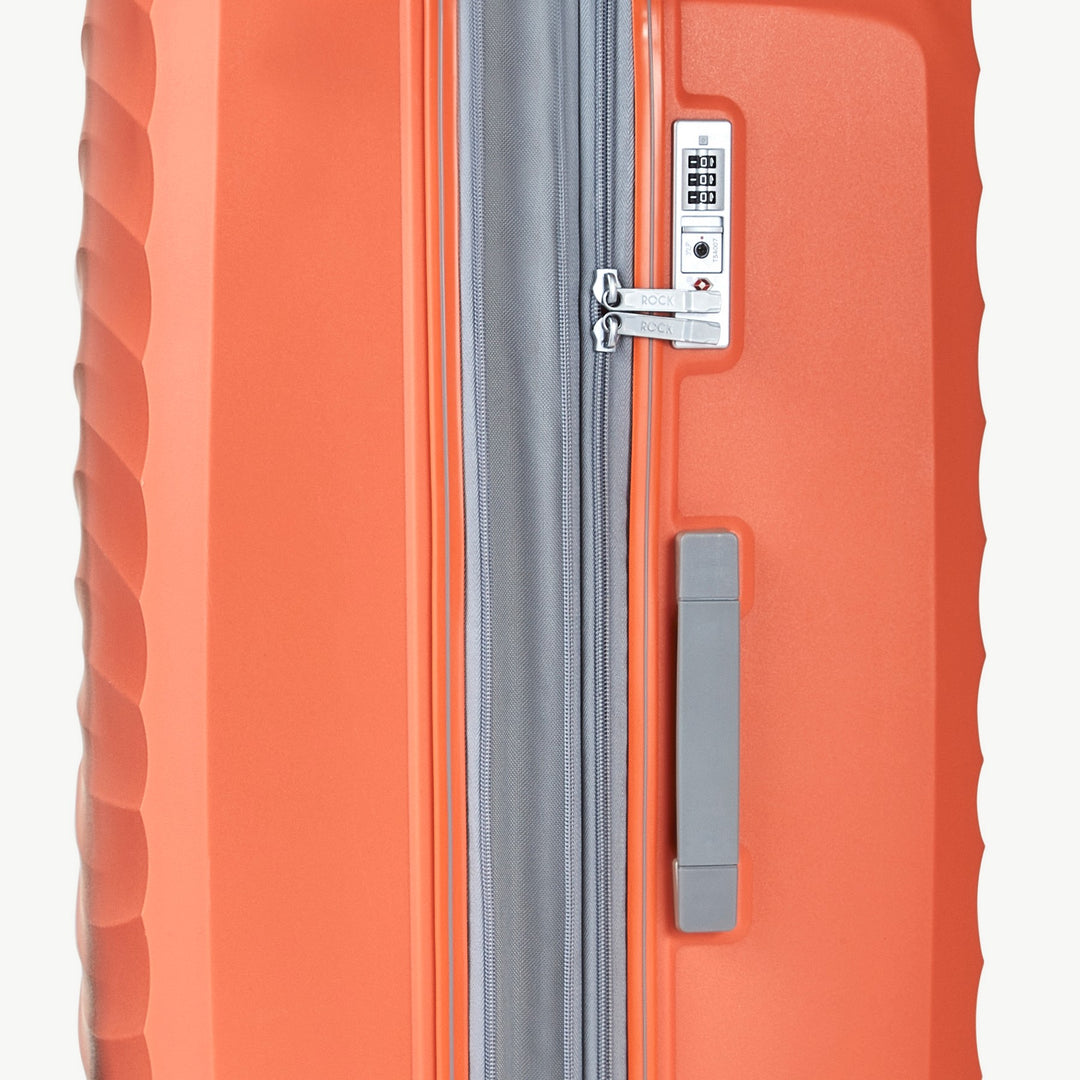 Sunwave Expandable Hardshell Cabin Suitcase 54cm - Peach