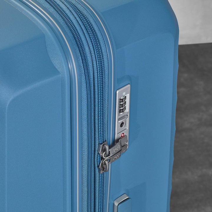 Sunwave Expandable Hardshell Large Suitcase 79cm - Pastel Blue