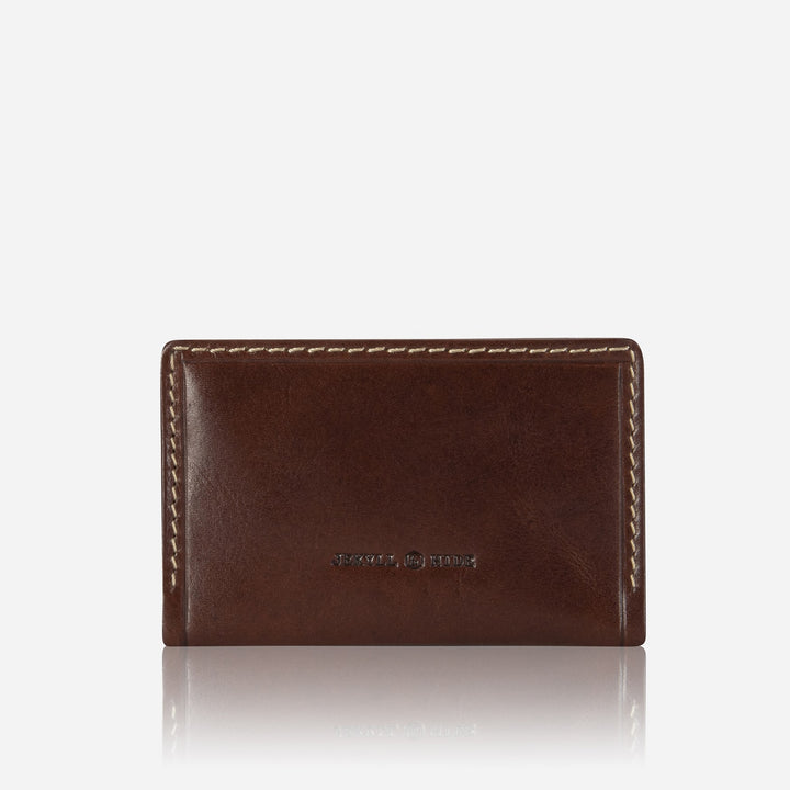 Card and Money Clip Holder Mens Mocha