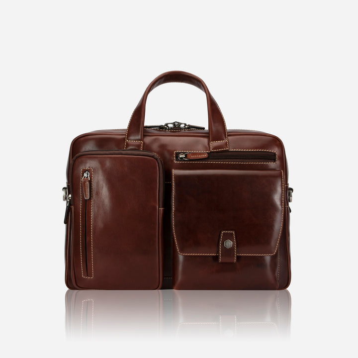 Medium Laptop Briefcase 15'' Mocha