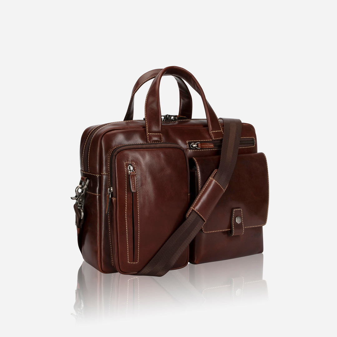 Medium Laptop Briefcase 15'' Mocha