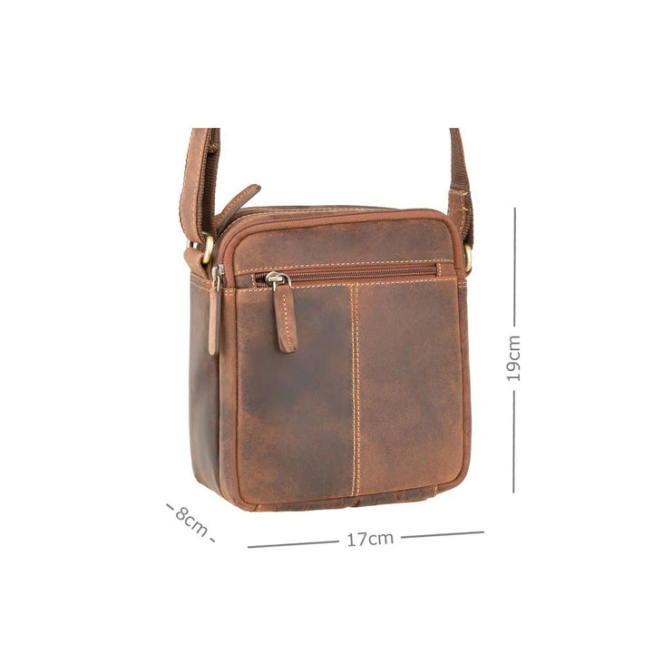 S-8 - Zip Top Bag Small - Oil Tan