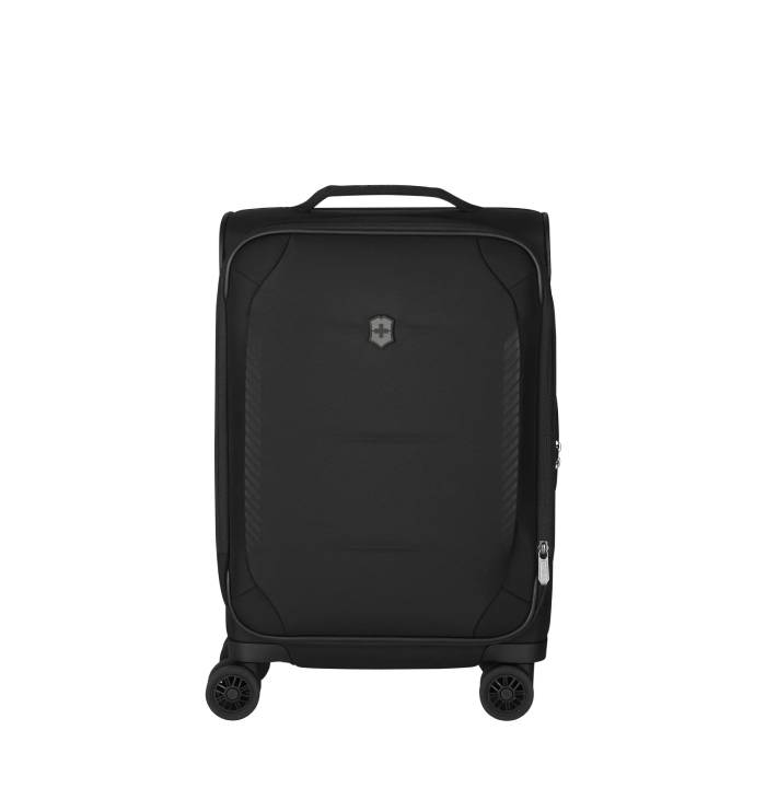 Crosslight Frequent Flyer Softside Carry-On 8-Wheel Expandable Cabin Case - Black