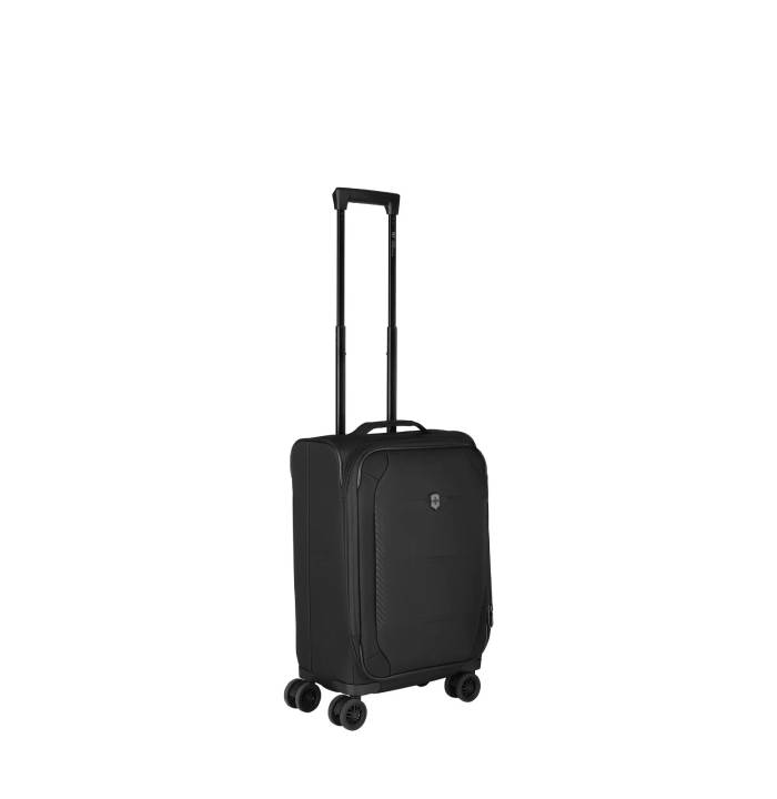 Crosslight Frequent Flyer Softside Carry-On 8-Wheel Expandable Cabin Case - Black