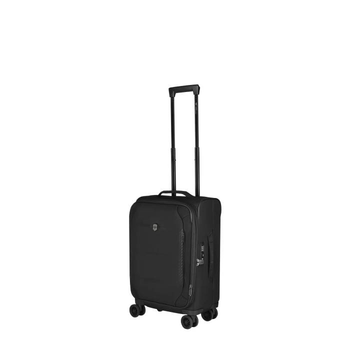 Crosslight Frequent Flyer Softside Carry-On 8-Wheel Expandable Cabin Case - Black