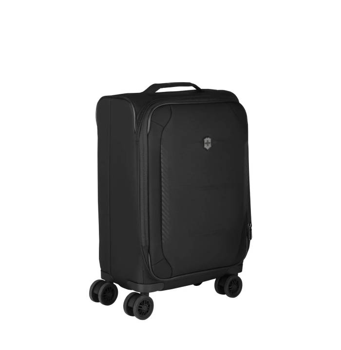 Crosslight Frequent Flyer Softside Carry-On 8-Wheel Expandable Cabin Case - Black