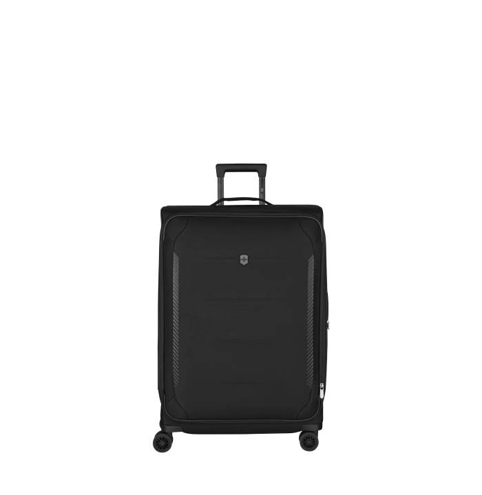 Crosslight Large Softside Case 8-Wheel Expandable Eco-Friendly Travel Case- Black