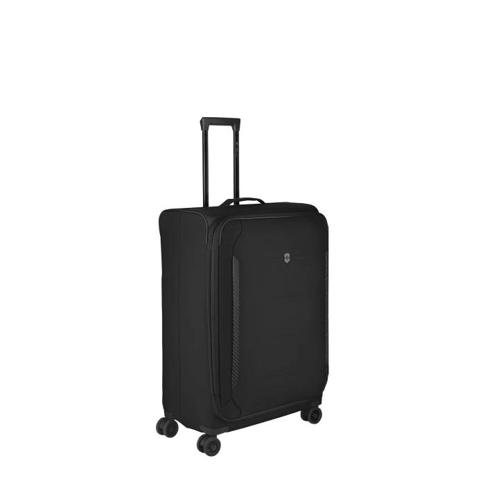 Crosslight Large Softside Case 8-Wheel Expandable Eco-Friendly Travel Case- Black