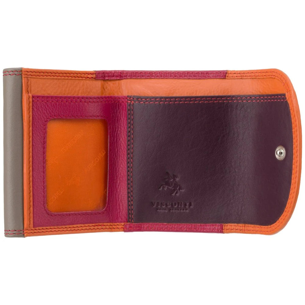 Zanzibar - Small Colourful Purse - Orange Multi