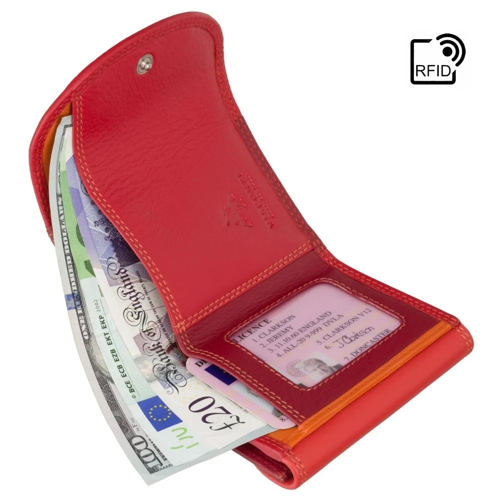 Zanzibar - Small Colourful Purse - Red Multi