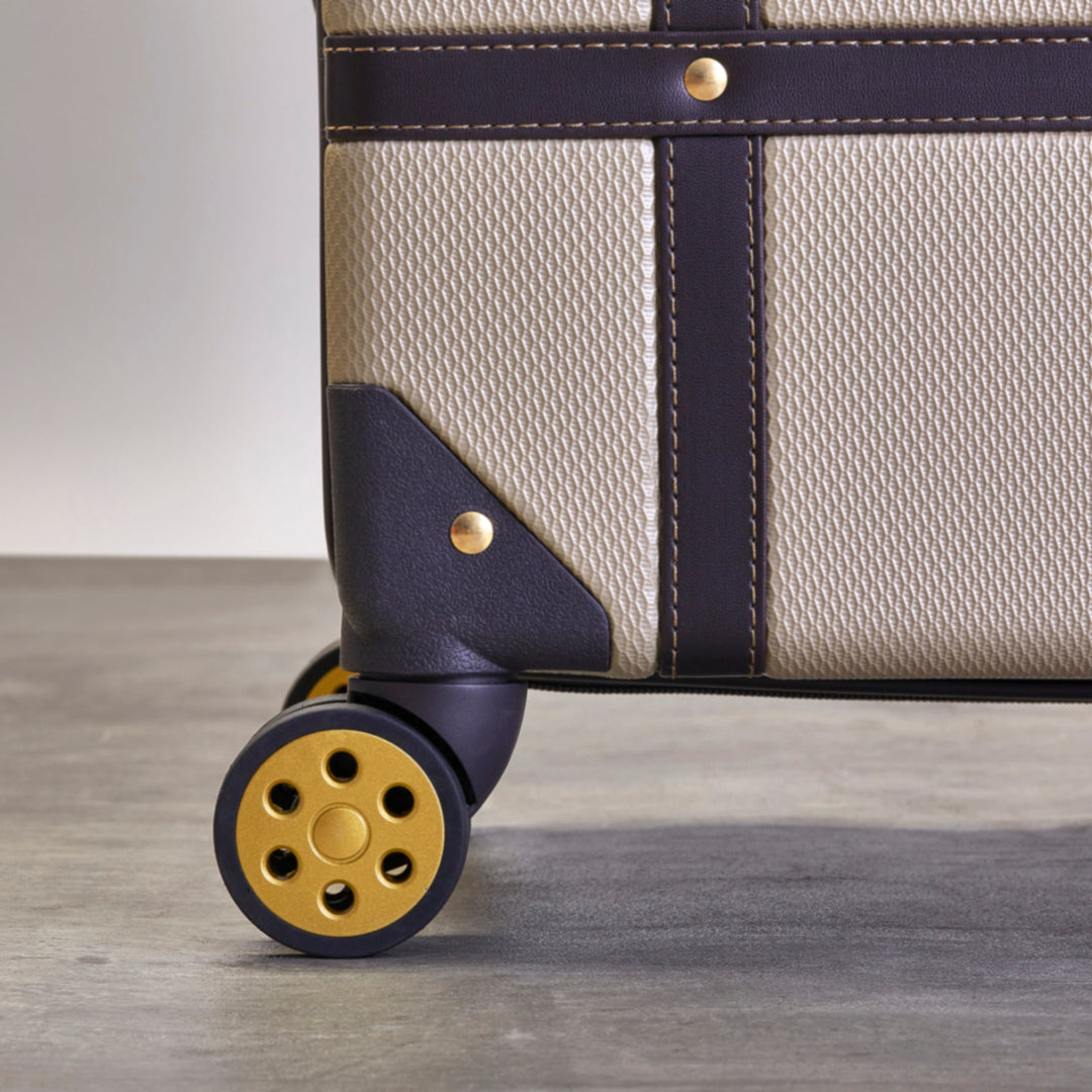 Vintage Hardshell Cabin Suitcase 54cm - Gold