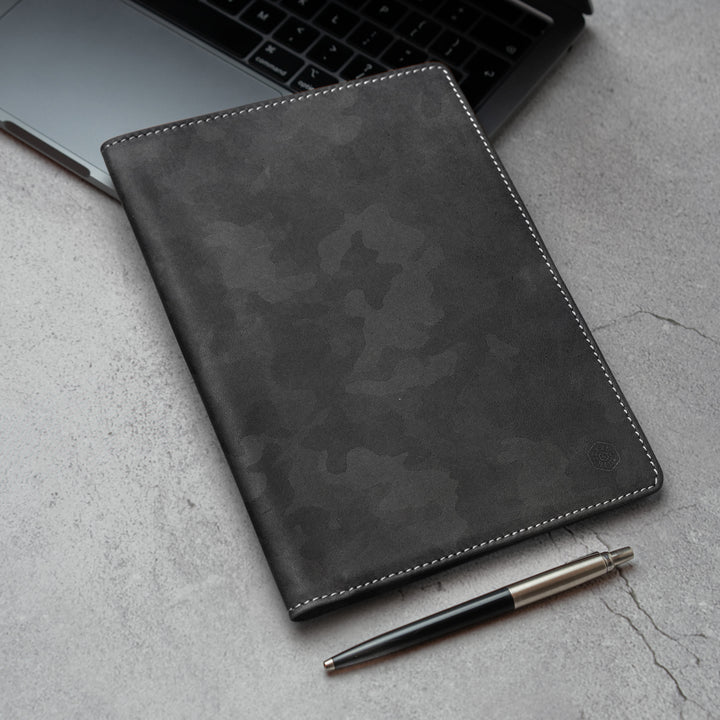 Jekyll & Hide Leather A5 Notebook Cover - Camo