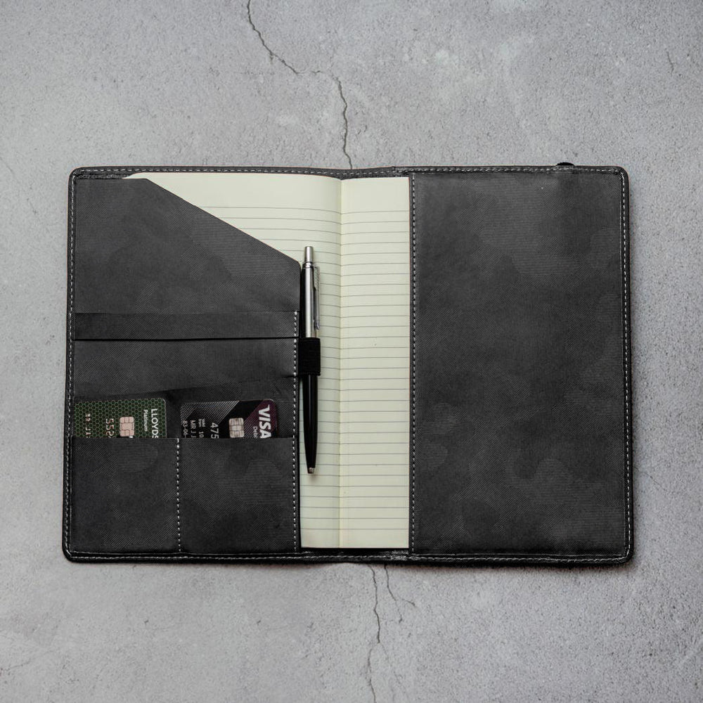 Jekyll & Hide Leather A5 Notebook Cover - Camo