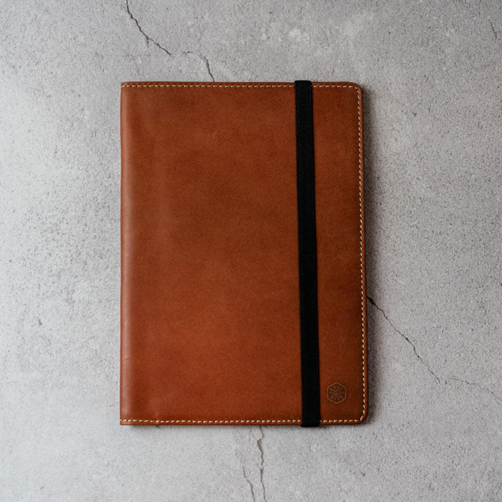 Jekyll & Hide Leather A5 Notebook Cover - Clay