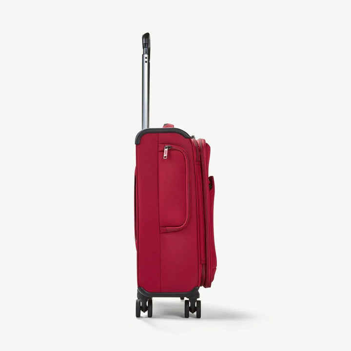 Georgia Expandable Soft Cabin Suitcase 55cm - Burgundy