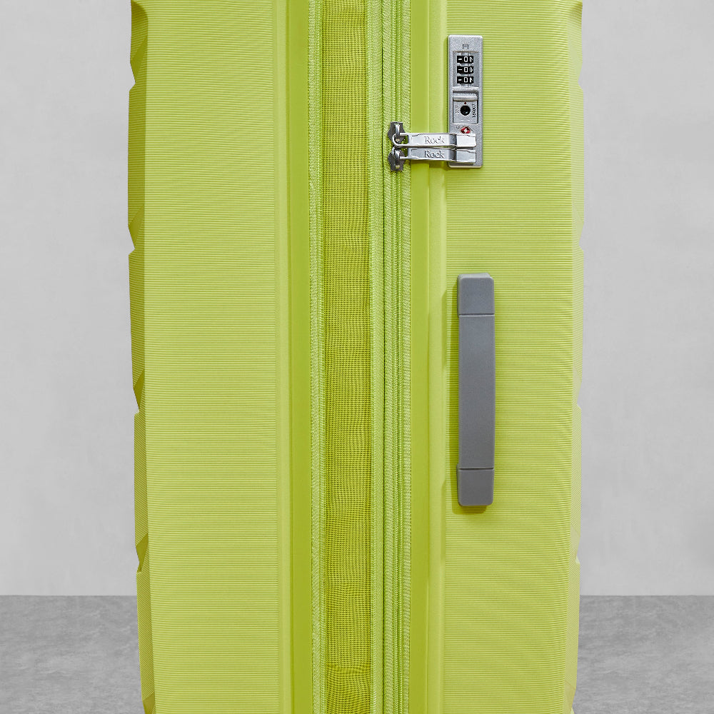 Tulum Expandable Hardshell Cabin Suitcase 55cm - Lime Green