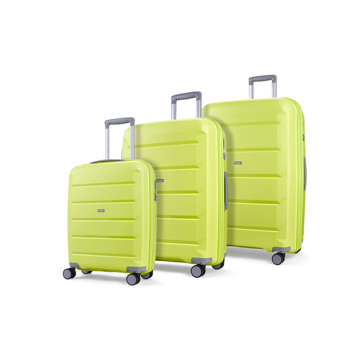 Tulum Expandable Hardshell 3pc Set - Lime Green