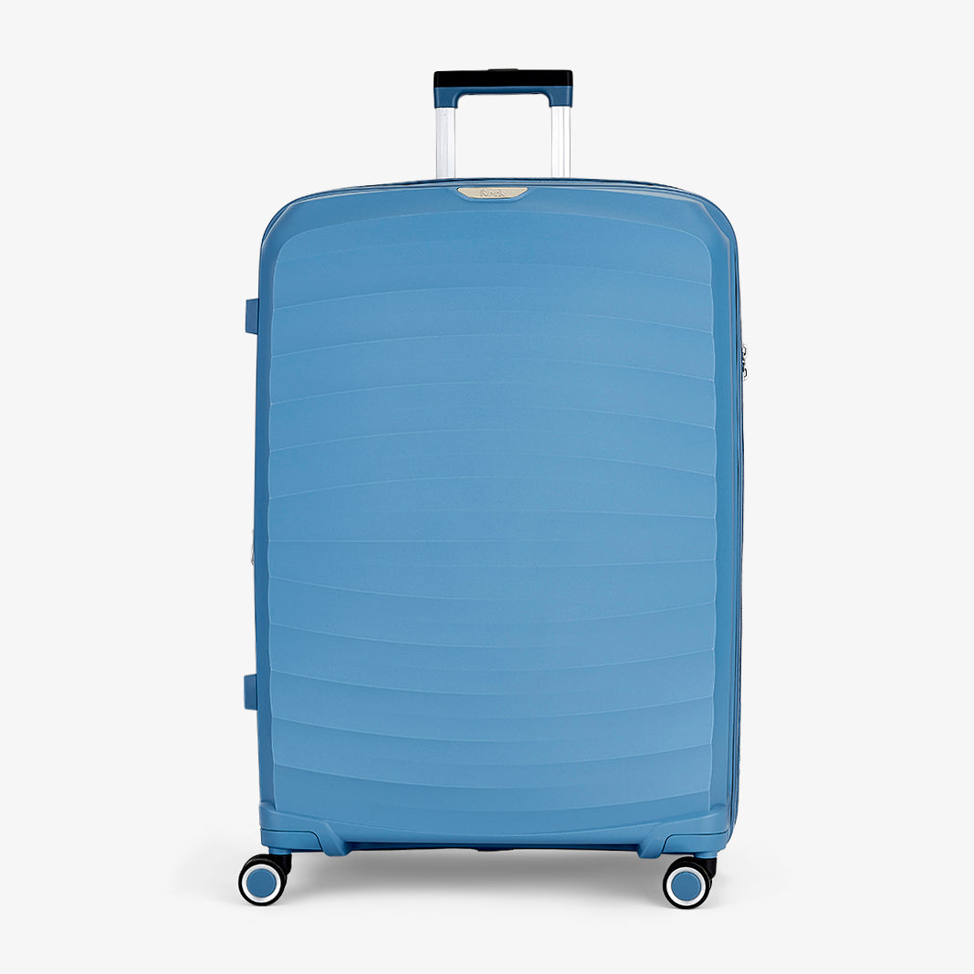 Sunwave Expandable Hardshell Large Suitcase 79cm - Pastel Blue