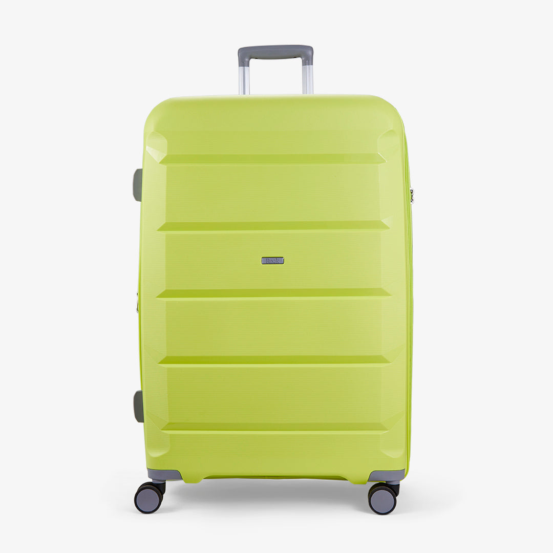 Tulum Expandable Hardshell Large Suitcase 78cm - Lime Green