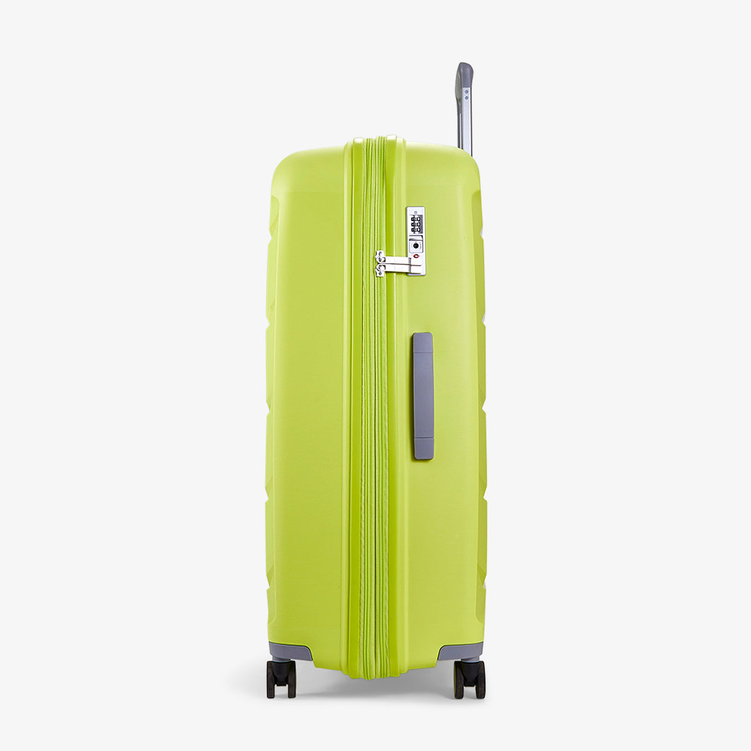 Tulum Expandable Hardshell Large Suitcase 78cm - Lime Green