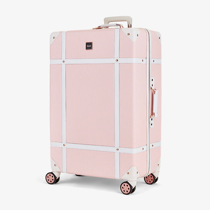 Vintage Hardshell Large Suitcase 78cm - Baby Pink