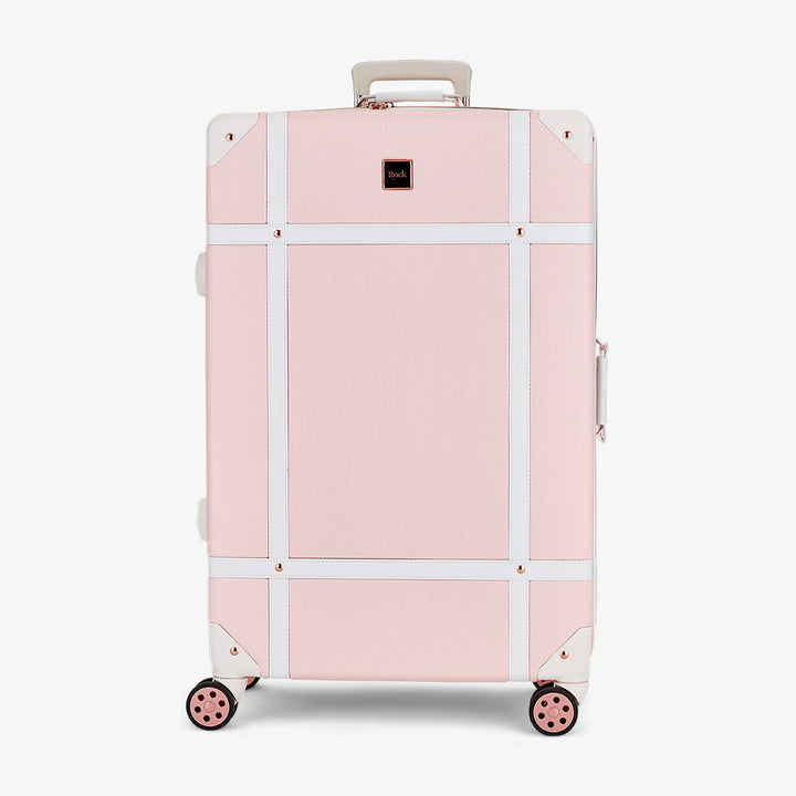 Vintage Hardshell Large Suitcase 78cm - Baby Pink