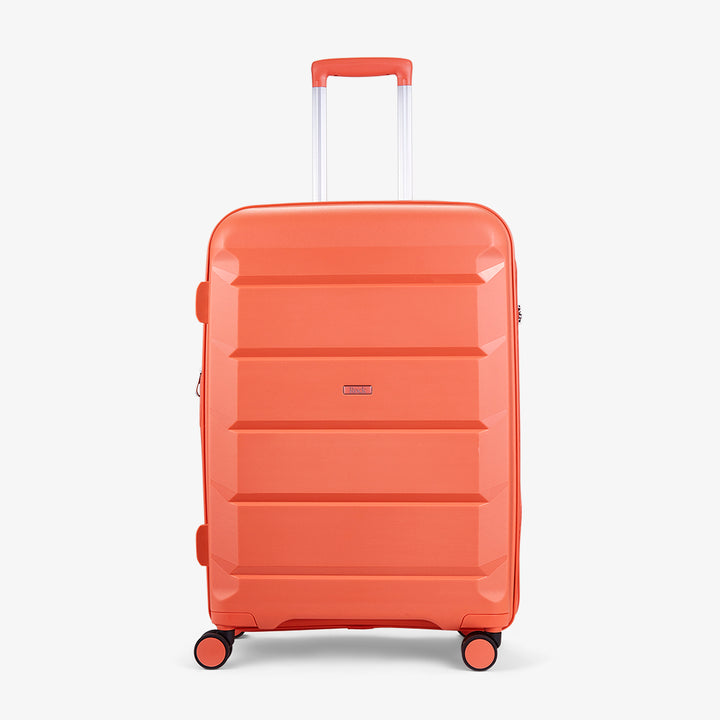 Tulum Expandable Hardshell Medium Suitcase 66cm - Peach