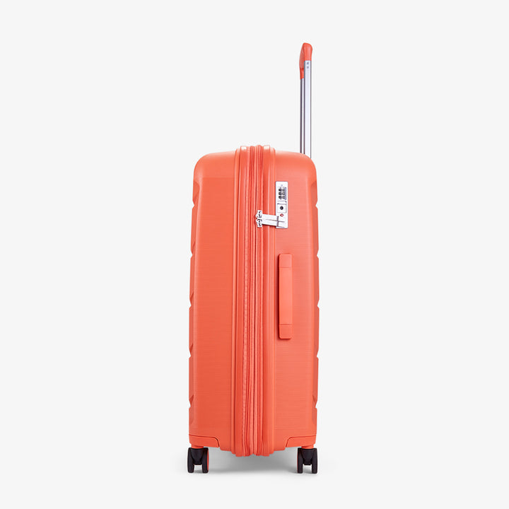 Tulum Expandable Hardshell Medium Suitcase 66cm - Peach