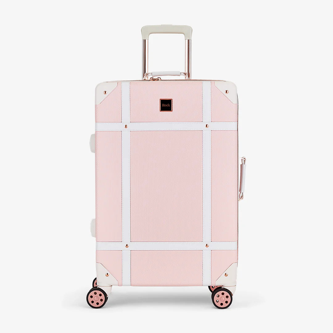 Vintage Hardshell Medium Suitcase 67cm - Baby Pink