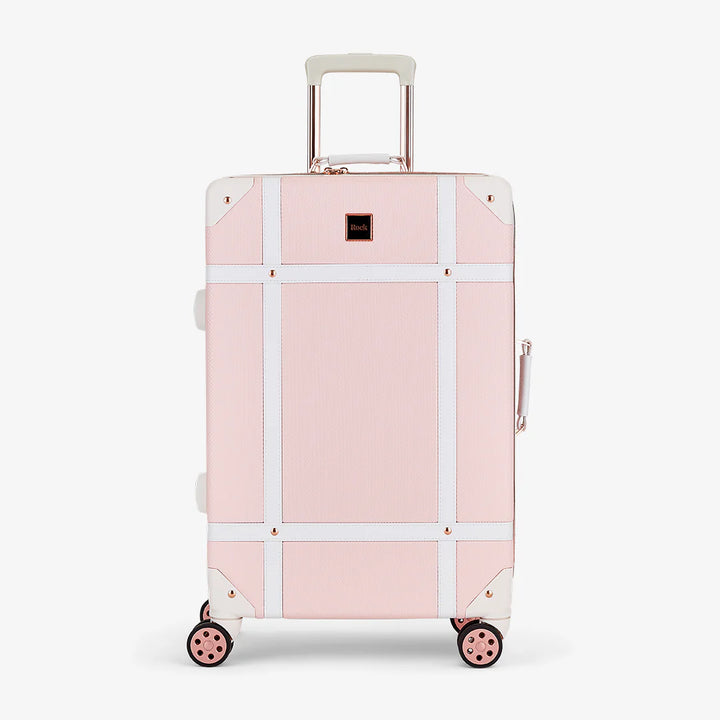 Vintage Hardshell Medium Suitcase 67cm - Baby Pink