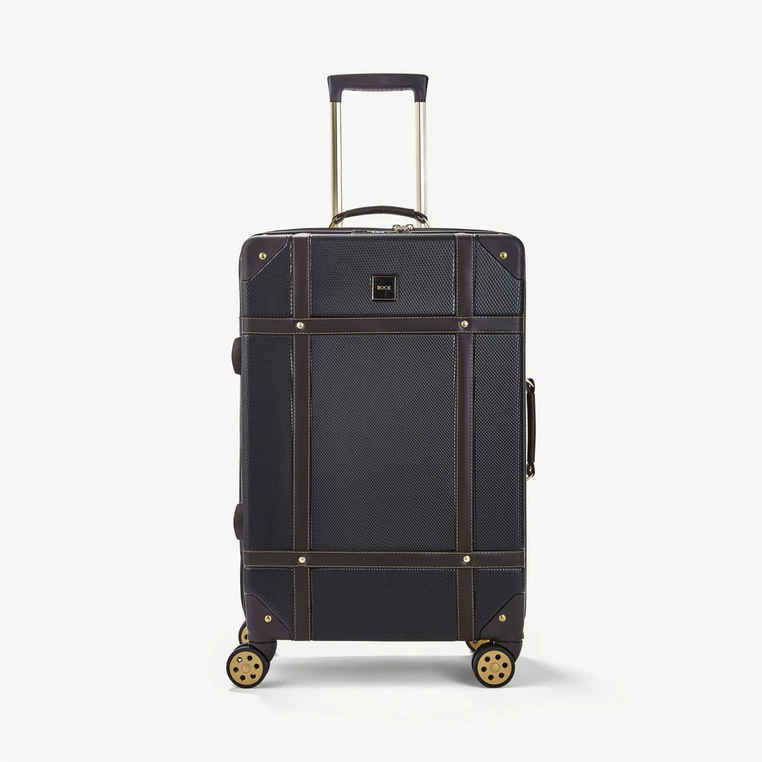 Vintage Hardshell Medium Suitcase 67cm - Black