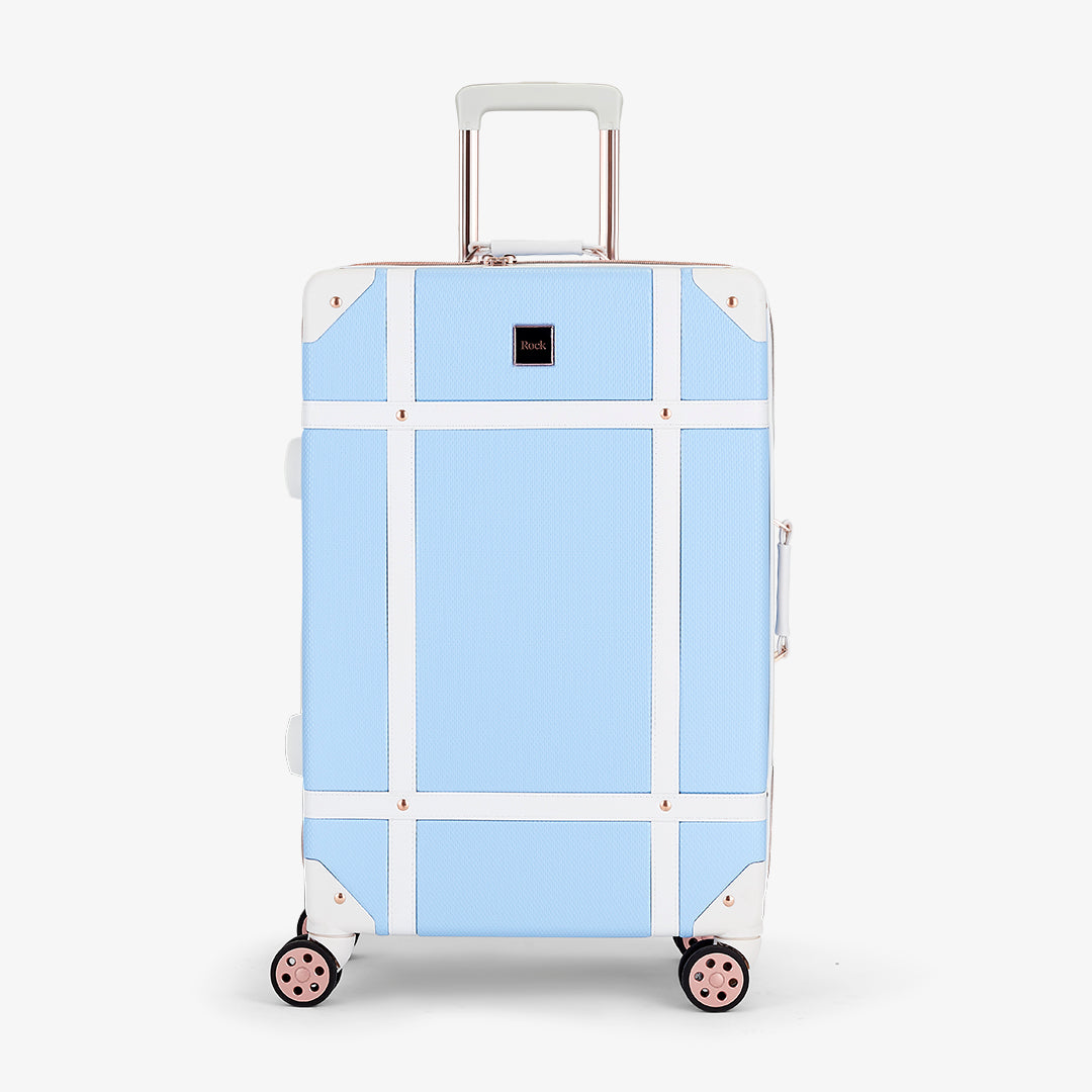 Vintage Hardshell Medium Suitcase 67cm - Sky Blue