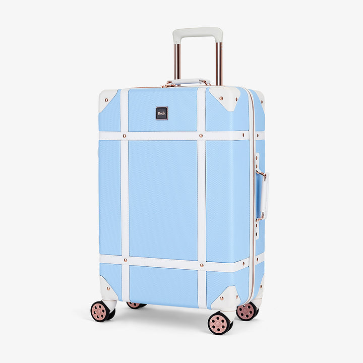 Vintage Hardshell Medium Suitcase 67cm - Sky Blue