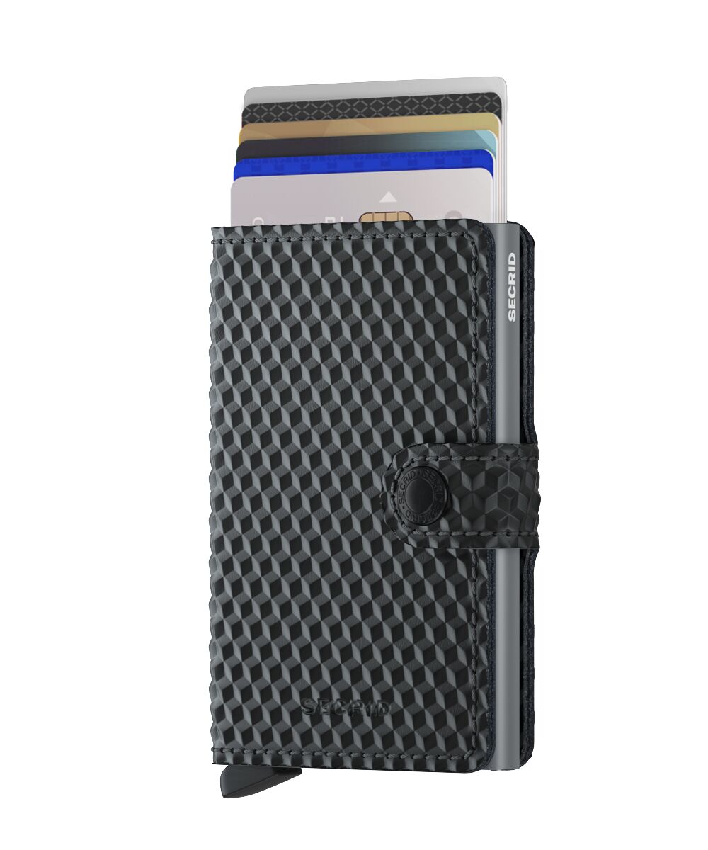 Secrid Miniwallet Cubic - Black-Titanium