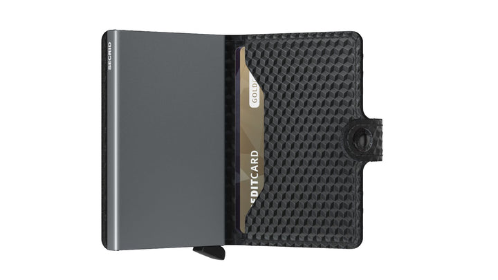 Secrid Miniwallet Cubic - Black-Titanium