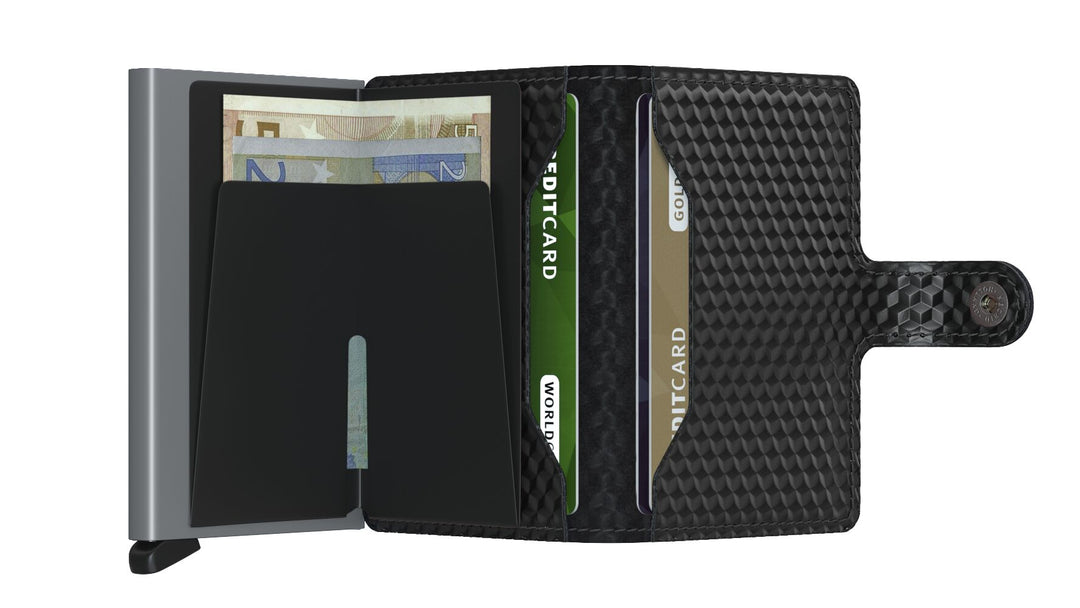 Secrid Miniwallet Cubic - Black-Titanium