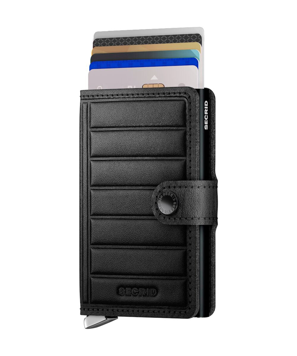 Secrid Miniwallet Emboss Lines - Black