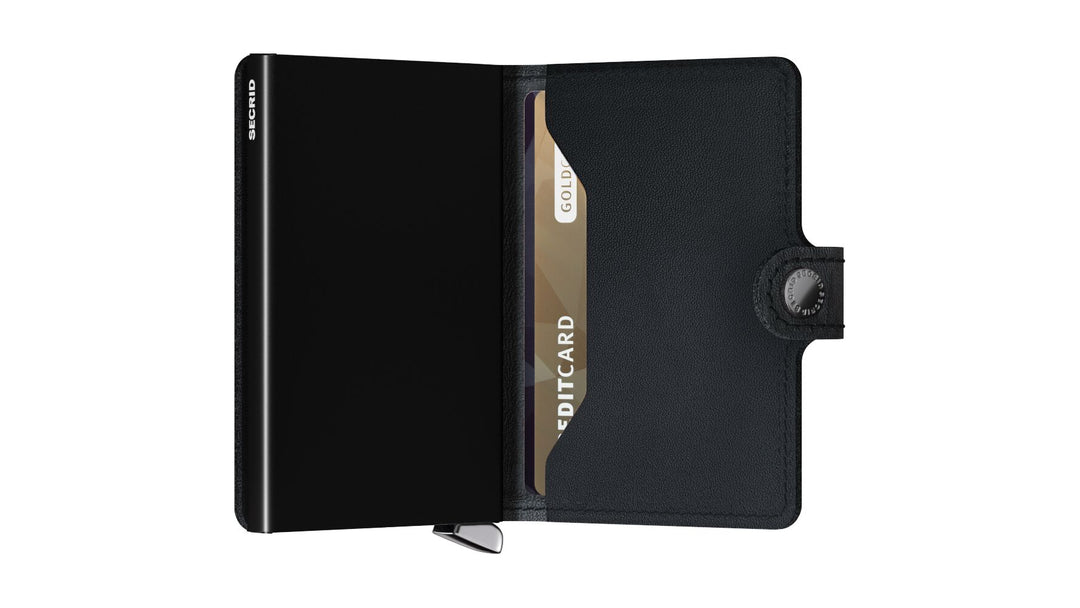 Secrid Miniwallet Emboss Lines - Black