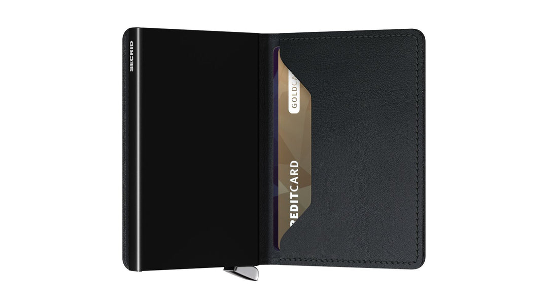 Secrid Slimwallet Emboss Lines - Black