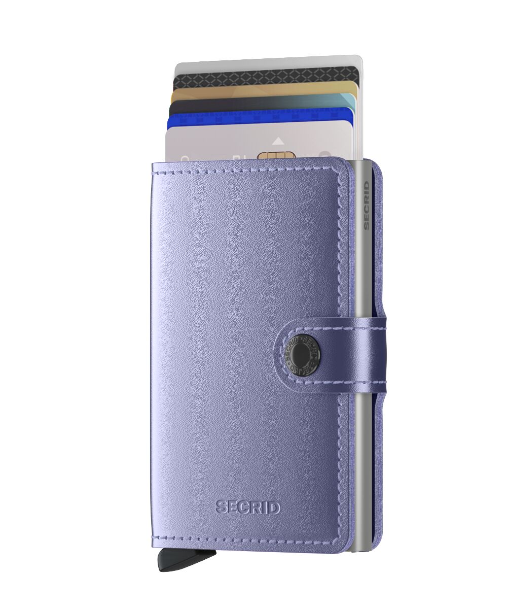 Secrid Miniwallet Metallic - Lila