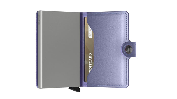 Secrid Miniwallet Metallic - Lila