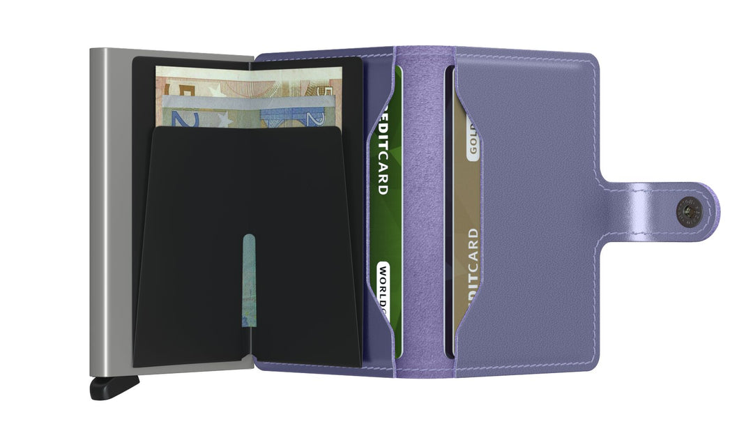 Secrid Miniwallet Metallic - Lila