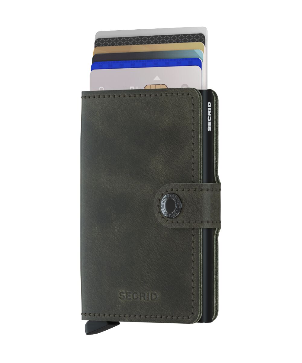 Secrid Miniwallet - Vintage Olive-Black