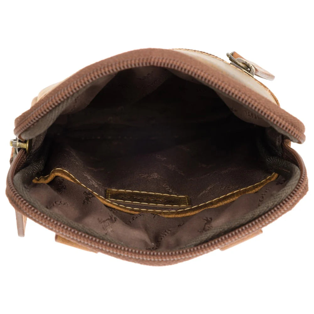 Remi - Small Travel Bag / Belt Pouch - Havanna Tan