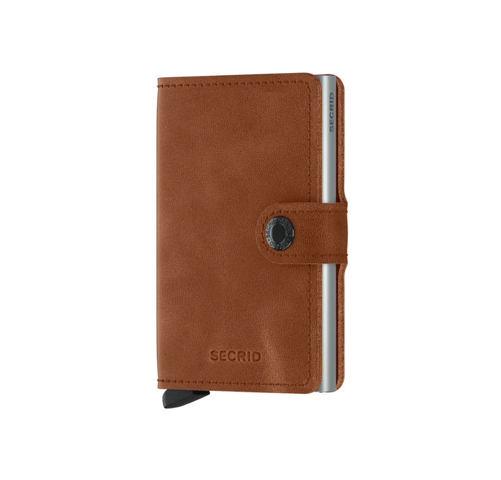 Secrid Miniwallet - Vintage Cognac Silver