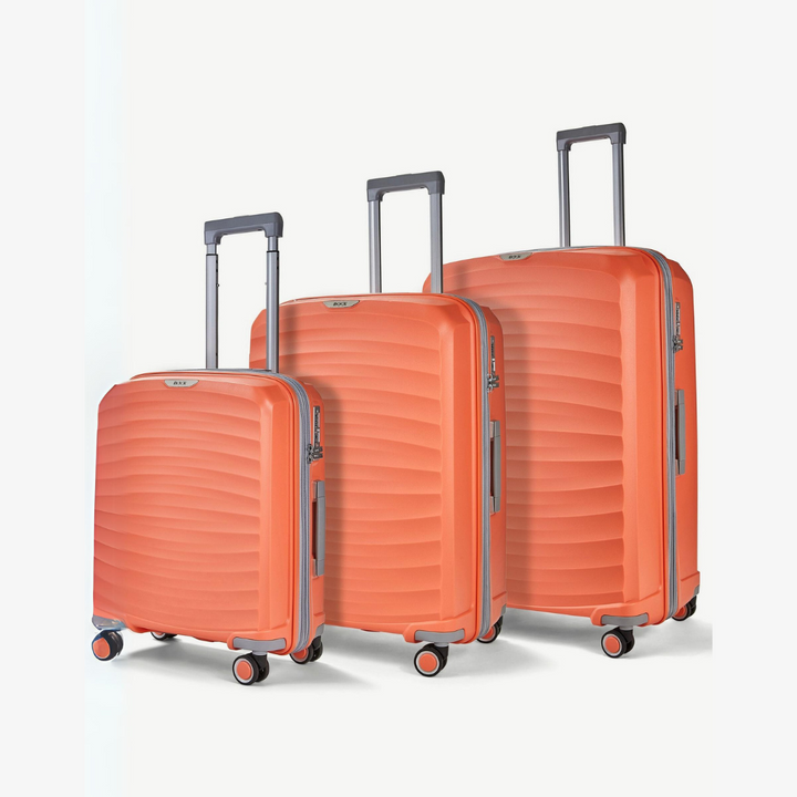 Sunwave Expandable Hardshell 3pc Set - Peach