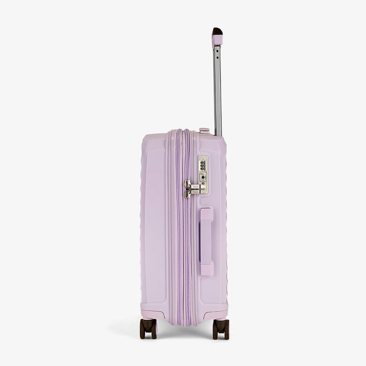 Sunwave Expandable Hardshell Cabin Suitcase 54cm - Lilac