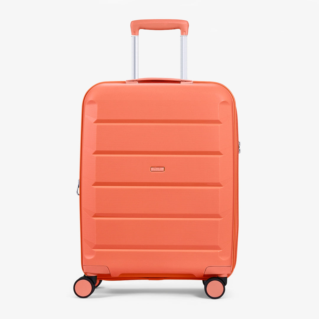 Tulum Expandable Hardshell Cabin Suitcase 55cm - Peach