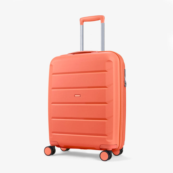 Tulum Expandable Hardshell Cabin Suitcase 55cm - Peach